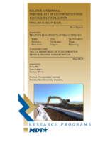 Relative Operational Performance of Geosynthetics Used as Subgrade Stabilization