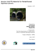 Annulus Void Fill Material for Rehabilitated Sliplined Culverts