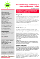 Impact of Curling and Warping on Concrete Pavement Phase II Technology Summary
