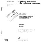 Lightning Simulation Test Technique Evaluation
