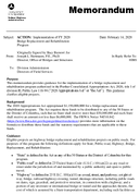 Action Implementation of FY 2020 Bridge Replacement and Rehabilitation Program