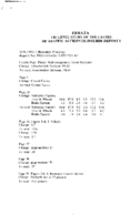 Trilevel Study of the Causes of Traffic Accidents Interim Report 1 Errata