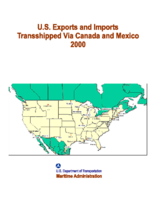 US Exports and Imports Transshipped via Canada and Mexico 2000