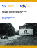 Investing in Californias Transportation Future 2022 Public Opinion on Critical Needs