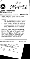 AC 361A Certificated Airplane Noise Levels