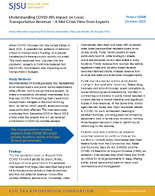 Understanding COVID19s Impact on Local Transportation Revenue  a MidCrisis View from Experts Research Brief