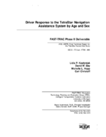 Driver response to the TetraStar Navigation Assistance System by age and sex