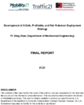 Development of A Safe Profitable and Fair Robotaxi Deployment Strategy
