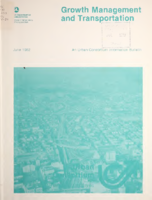 Growth management and transportation  an Urban Consortium information bulletin