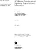 GPS Design Considerations Displaying Nearest Airport Information
