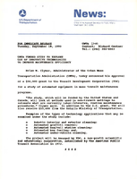 UMTA Funded Study to Explore Use of Innovative Technologies to Improve Maintenance Efficiency