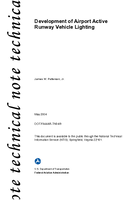 Development of Airport Active Runway Vehicle Lighting