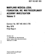 Multidisciplinary Accident Investigation Volume 2