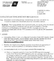 Issuance Of International Forms Required By The Stcw To Validate Merchant Mariner Licenses And Documents