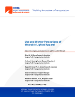 Use and Worker Perceptions of Wearable Lighted Apparel