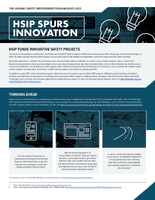 The Highway Safety Improvement Program HSIP 2023 HSIP Spurs Innovation