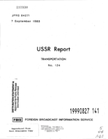 USSR Report Transportation No 124