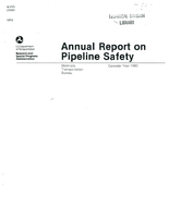 Annual Report on Pipeline Safety 1980