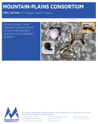 Development and Characterization of a Plantbased BioAdditive for Asphalt Binder