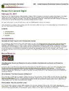 Human Environment Digest February 23 2017