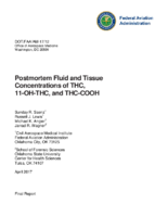 Postmortem Fluid and Tissue Concentrations of THC 11OHTHC and THCCOOH