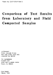 Comparison of Test Results From Laboratory and Field Compacted Samples