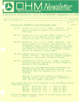Office of Hazardous Materials Newsletter July 1972
