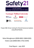 Driver Training for Shared Autonomy Systems Using Mixed Reality