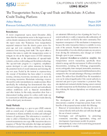 The Transportation Sector CapandTrade and Blockchain A Carbon Credit Trading Platform Research Brief