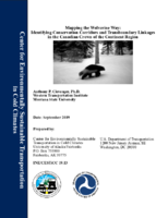 Mapping the Wolverine Way Identifying Conservation Corridors and Transboundary Linkages in the Canadian Crown of the Continent Region