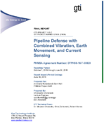 Pipeline Defense With Combined Vibration Earth Movement and Current Sensing