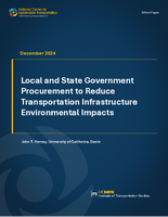 Local and State Government Procurement to Reduce Transportation Infrastructure Environmental Impacts