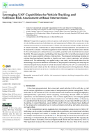 Leveraging UAV Capabilities for Vehicle Tracking and Collision Risk Assessment at Road Intersections