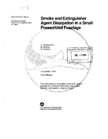 Smoke and Extinguisher Agent Dissipation in a Small Pressurized Fuselage