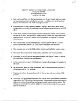 Deputy Secretary of Transportation Mortimer Downey Speeches January 2000