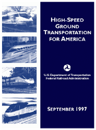 HighSpeed Ground Transportation for America CFS Report To Congress