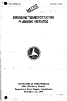 Emerging Transportation Planning Methods