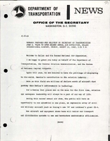 Remarks Prepared for Delivery by Secretary of Transportation John A Volpe to Open Second Annual Air Exposition