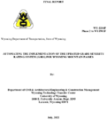 Automating the Implementation of the Updated Grade Severity Rating System GSRS for Wyoming Mountain Passes