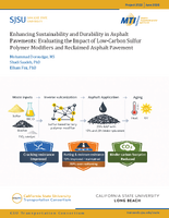 Enhancing Sustainability and Durability in Asphalt Pavements Evaluating the Impact of LowCarbon Sulfur Polymer Modifiers and Reclaimed Asphalt Pavement