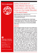 Safety Evaluation of Cable Median Barriers in Combination With Rumble Strips on the Inside Shoulder of Divided Roads  techbrief