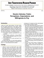Electric Vehicles Public Perceptions Expectations and WillingnesstoPay Summary