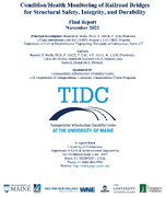 ConditionHealth Monitoring of Railroad Bridges for Structural Safety Integrity and Durability