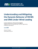 Understanding and Mitigating the Dynamic Behavior of RICWS and DMS Under Wind Loading