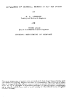 Application of Marshall Method in Hot Mix Design