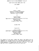 Effects of Salts on Road Embankment Stability Under Freezing and Thawing Conditions Final Report