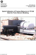 Quick Calibration of Fracture Behaviors in TC128 Steel for Finite Element Modeling