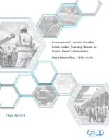 Assessment of Extreme Weather Events Under Changing Climate on Transit Desert Communities