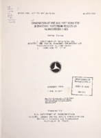 Comparison of pre and post road test ultrasonic inspection results on 134 passenger tires  final report