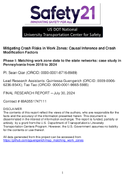 Mitigating Crash Risks in Work Zones Causal Inference and Crash Modification Factors